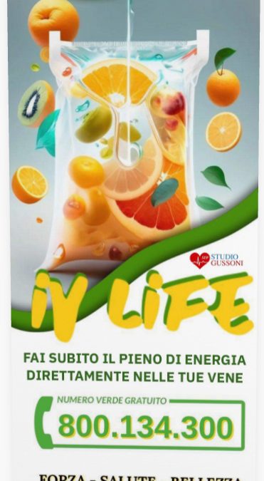 IV Life: fai il pieno di energie direttamente nelle tue vene